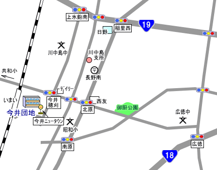 今井団地地図