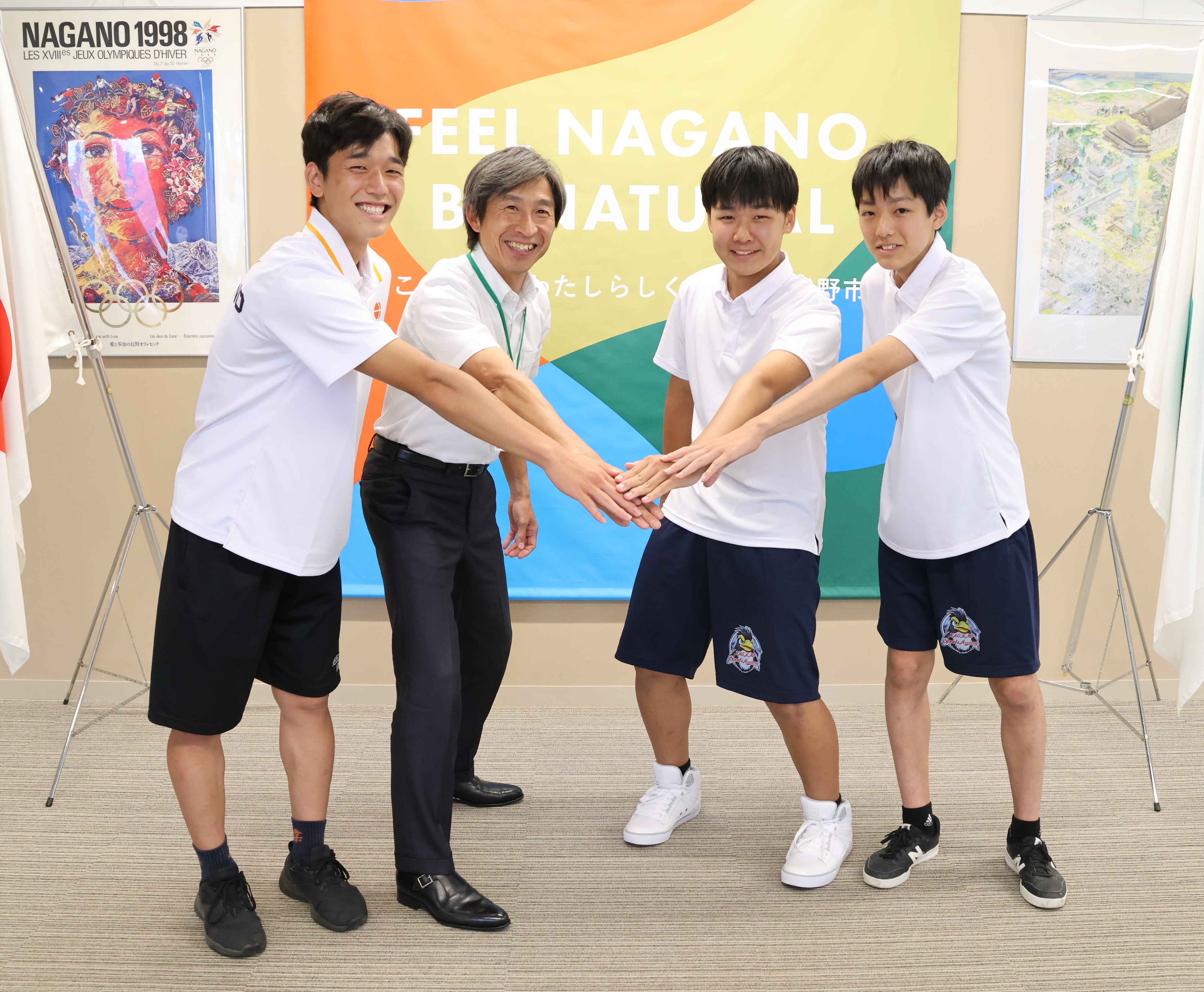 長野スポーツアカデミー・長野工業高等学校市長表敬