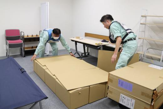 福祉避難所開設訓練