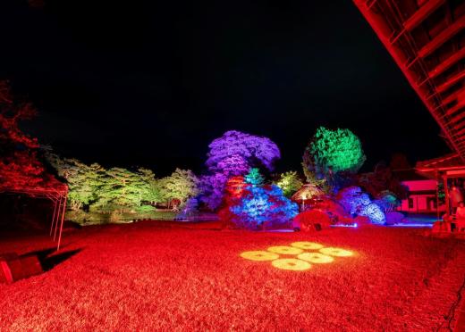 真田邸庭園ライトアップ