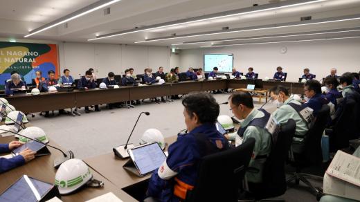 長野市災害対応図上訓練