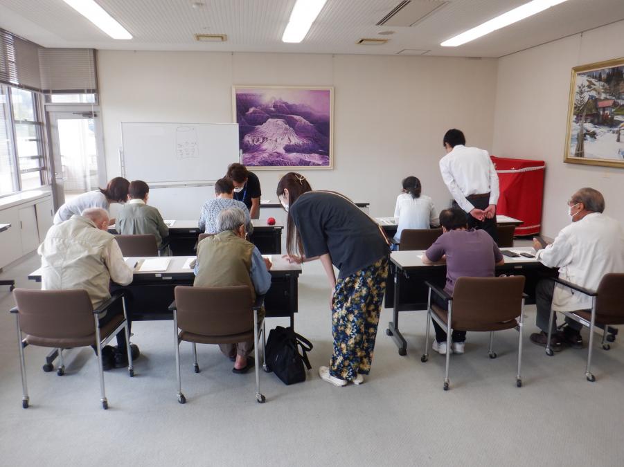長野市スマートフォン教室の開催の様子